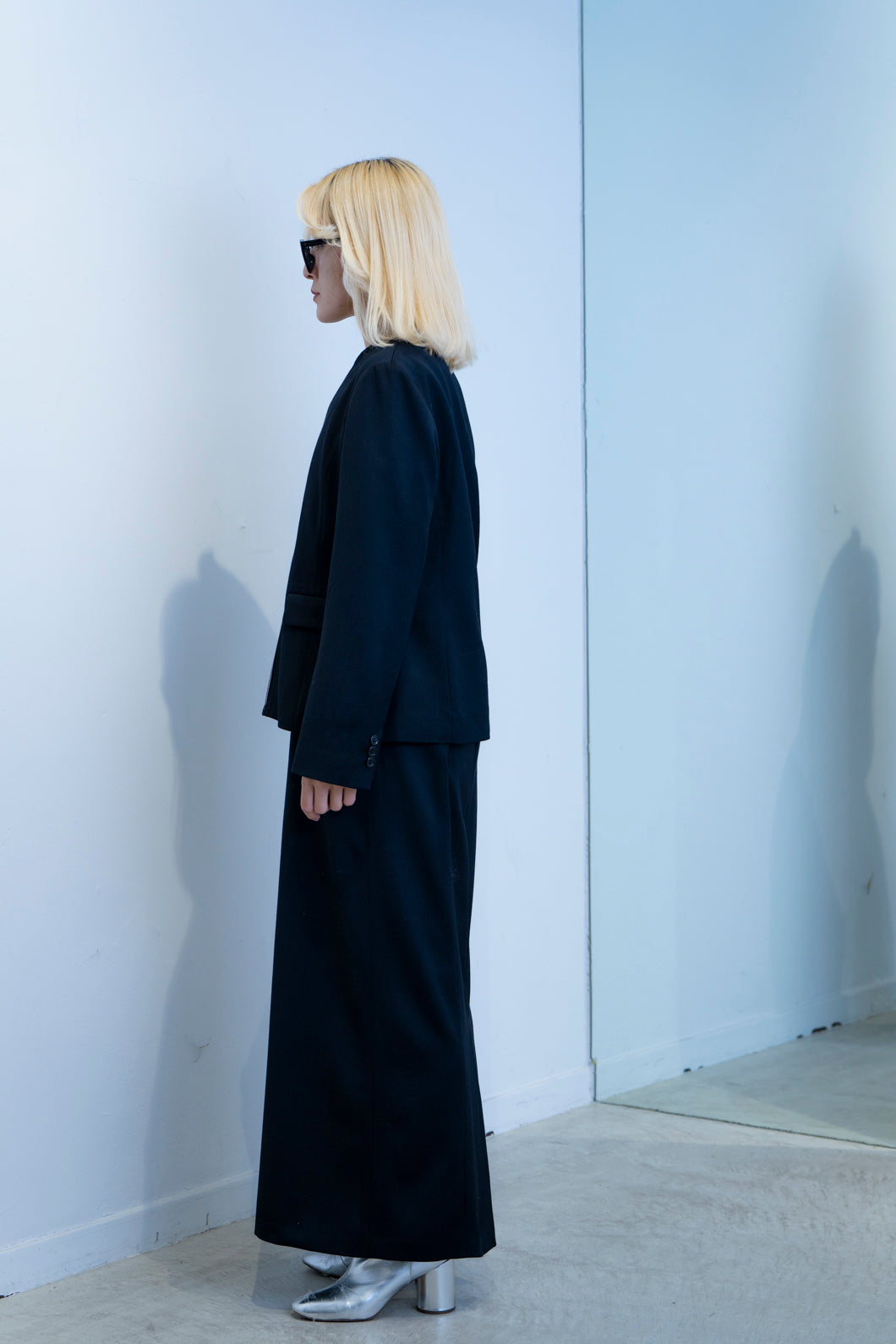 KH / separated wool jacket (black)