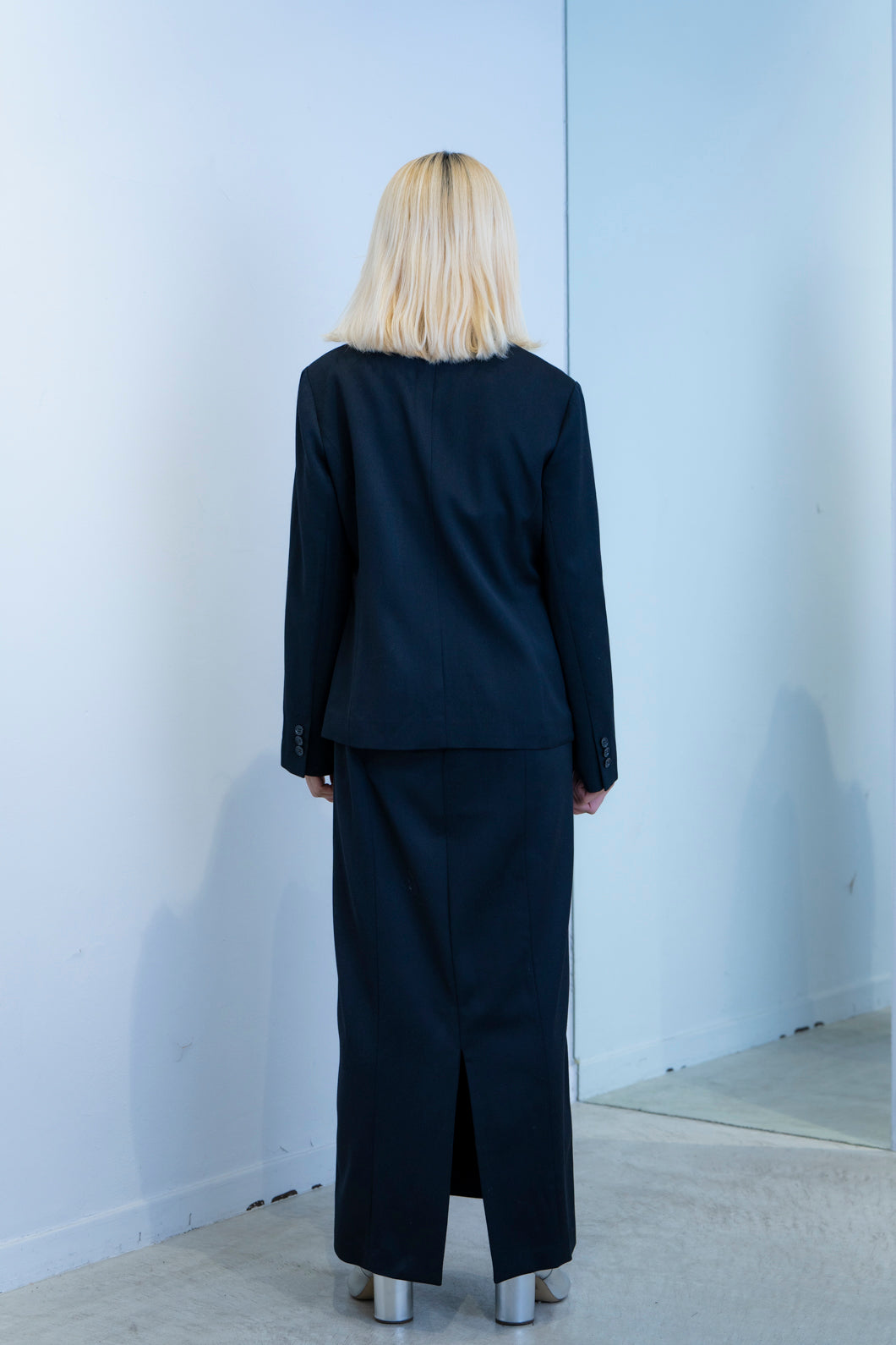 KH / separated wool jacket (black)