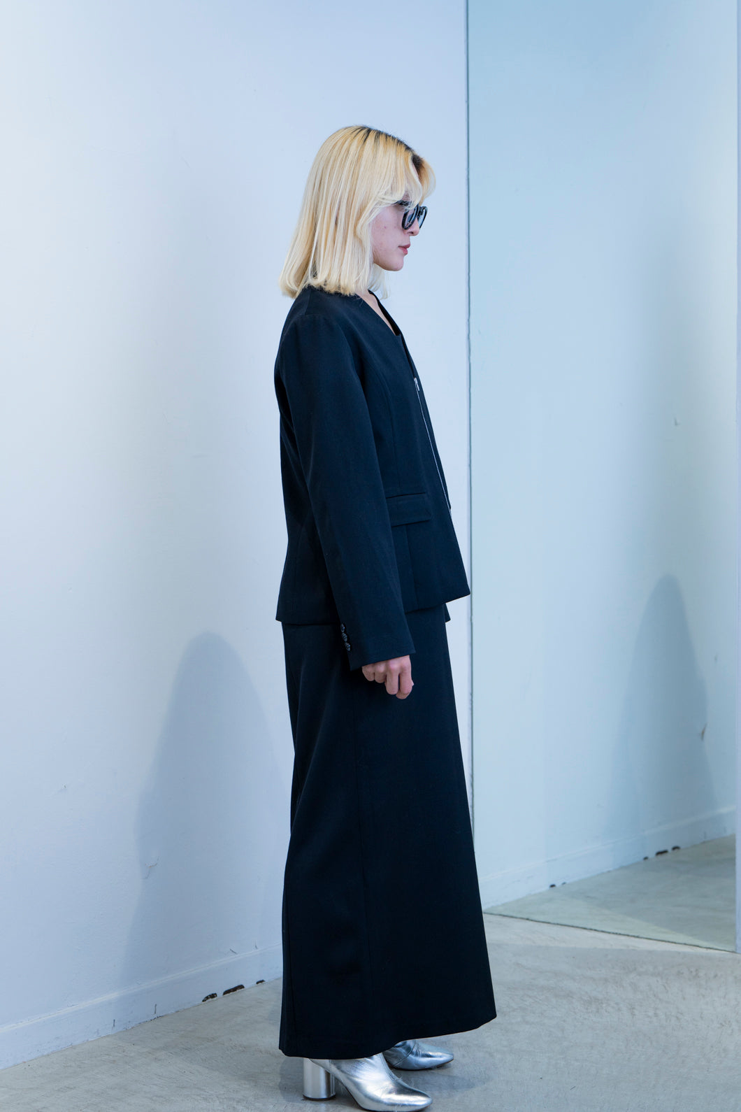 KH / separated wool jacket (black)