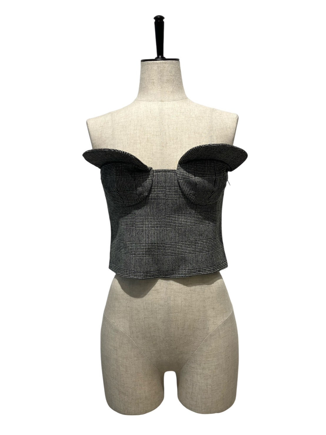 YOHEIOHNO / Baseball Cap Bustier (grey)