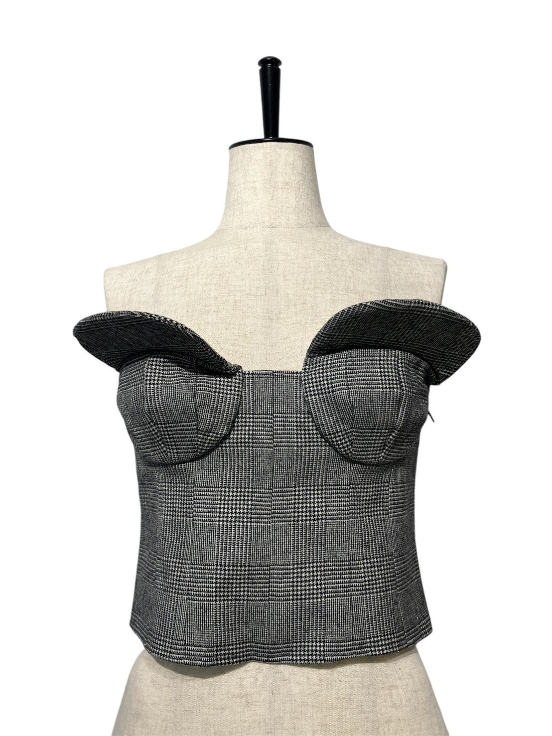 YOHEIOHNO / Baseball Cap Bustier (grey)