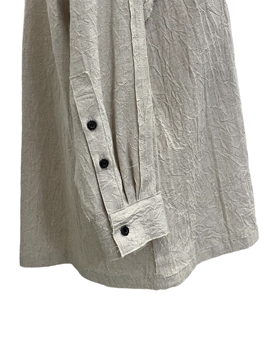 BELPER / Washed Linen shirt ( beige)