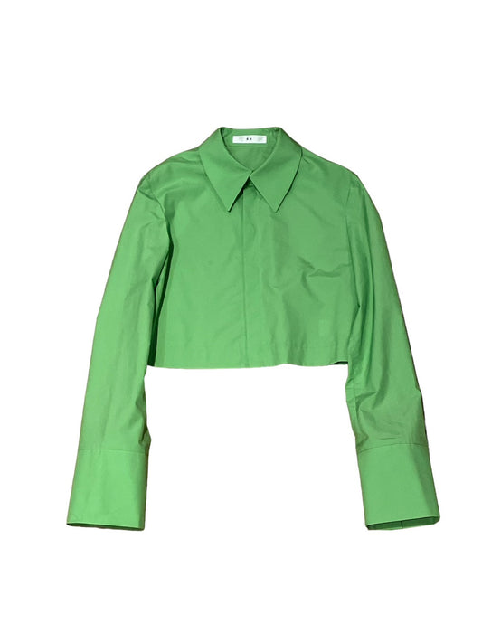 KH / straight shirt (apple green)